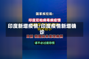 印度新增疫情/印度疫情新增确诊