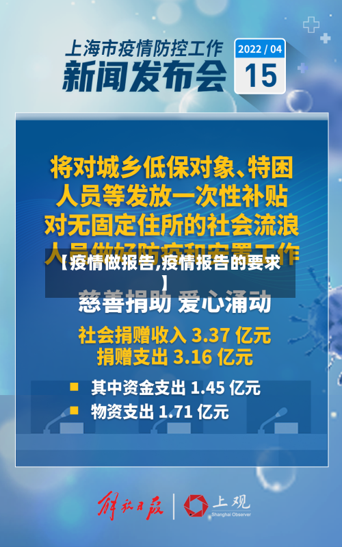 【疫情做报告,疫情报告的要求】-第1张图片