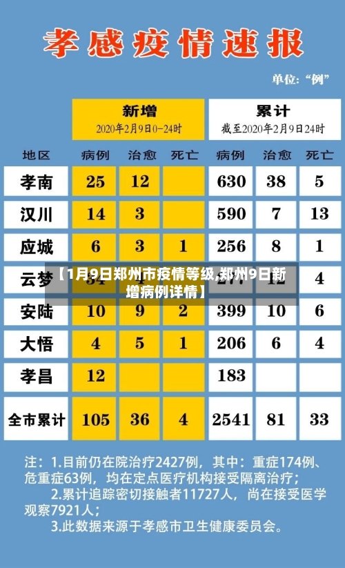 【1月9日郑州市疫情等级,郑州9日新增病例详情】-第2张图片