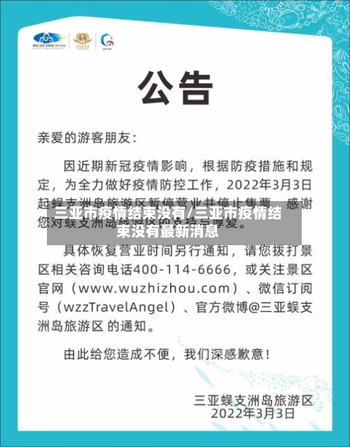 三亚市疫情结束没有/三亚市疫情结束没有最新消息-第2张图片