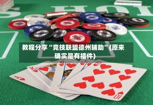 教程分享“竞技联盟德州辅助”(原来确实是有插件)-第1张图片