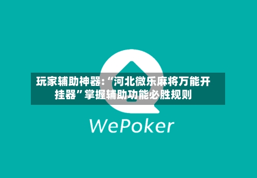 玩家辅助神器:“河北微乐麻将万能开挂器	”掌握辅助功能必胜规则-第2张图片