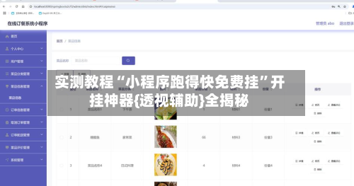 实测教程“小程序跑得快免费挂	”开挂神器{透视辅助}全揭秘-第1张图片