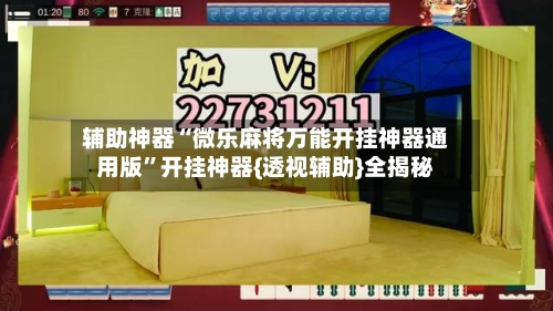 辅助神器“微乐麻将万能开挂神器通用版”开挂神器{透视辅助}全揭秘-第1张图片