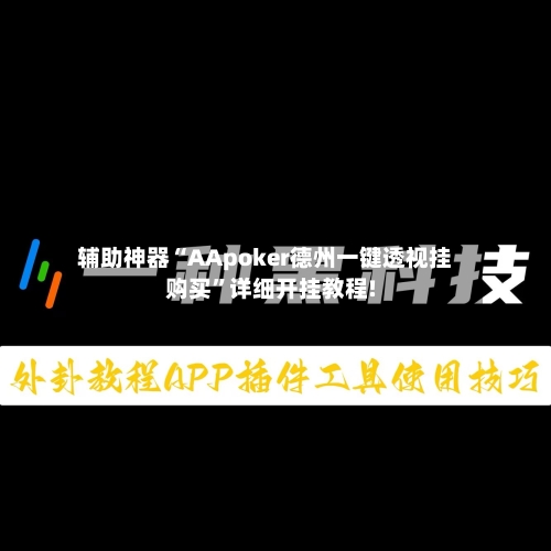 辅助神器“AApoker德州一键透视挂购买”详细开挂教程!-第2张图片