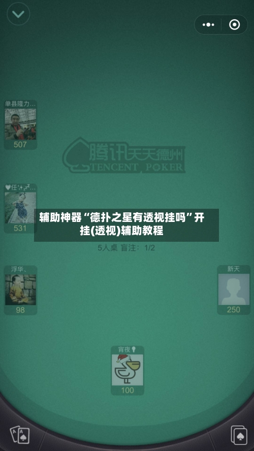 辅助神器“德扑之星有透视挂吗”开挂(透视)辅助教程-第2张图片