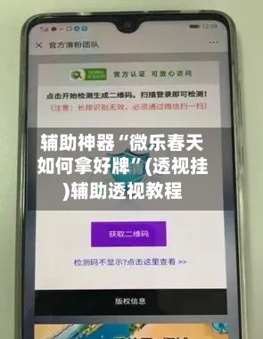 辅助神器“微乐春天如何拿好牌”(透视挂)辅助透视教程-第3张图片