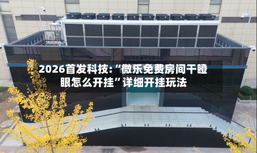 2026首发科技:“微乐免费房间干瞪眼怎么开挂	”详细开挂玩法-第1张图片