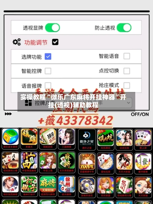 实操教程“微乐广东麻将开挂神器”开挂(透视)辅助教程-第3张图片