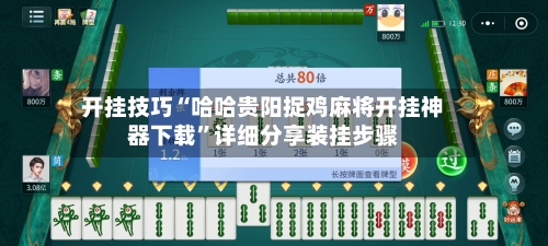 开挂技巧“哈哈贵阳捉鸡麻将开挂神器下载”详细分享装挂步骤-第2张图片