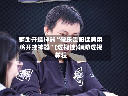 辅助开挂神器“微乐贵阳捉鸡麻将开挂神器”(透视挂)辅助透视教程-第2张图片