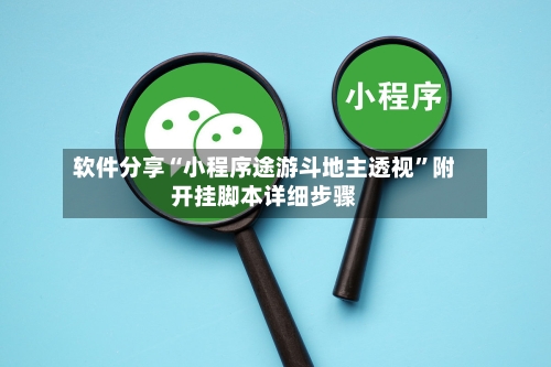 软件分享“小程序途游斗地主透视”附开挂脚本详细步骤-第1张图片