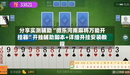 分享实测辅助“微乐河南麻将万能开挂器	”开挂辅助脚本+详细开挂安装教程-第1张图片