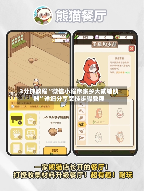 3分钟教程“微信小程序家乡大贰辅助器”详细分享装挂步骤教程-第1张图片