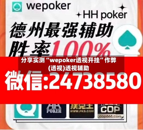 分享实测“wepoker透视开挂”作弊(透视)透视辅助-第1张图片