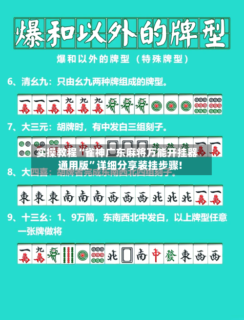 实操教程“雀神广东麻将万能开挂器通用版”详细分享装挂步骤!-第3张图片