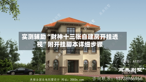 实测辅助“财神十三张自建房开挂透视”附开挂脚本详细步骤-第1张图片