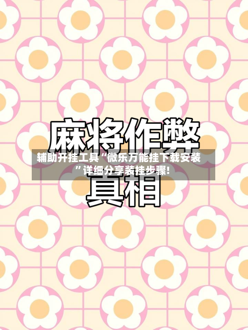 辅助开挂工具“微乐万能挂下载安装”详细分享装挂步骤!-第1张图片